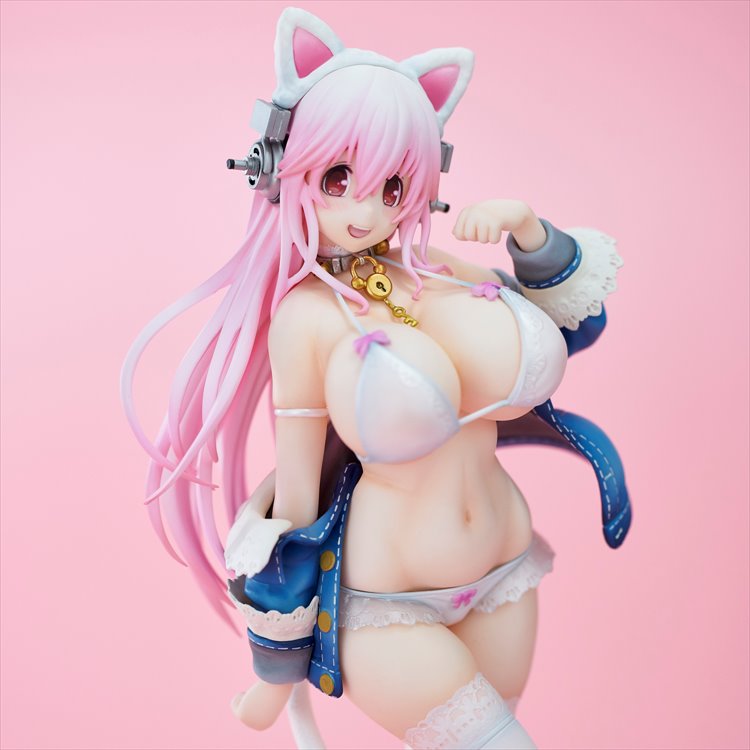 Super Sonico - Super Sonico White Cat Ver. (resale) PVC Figure