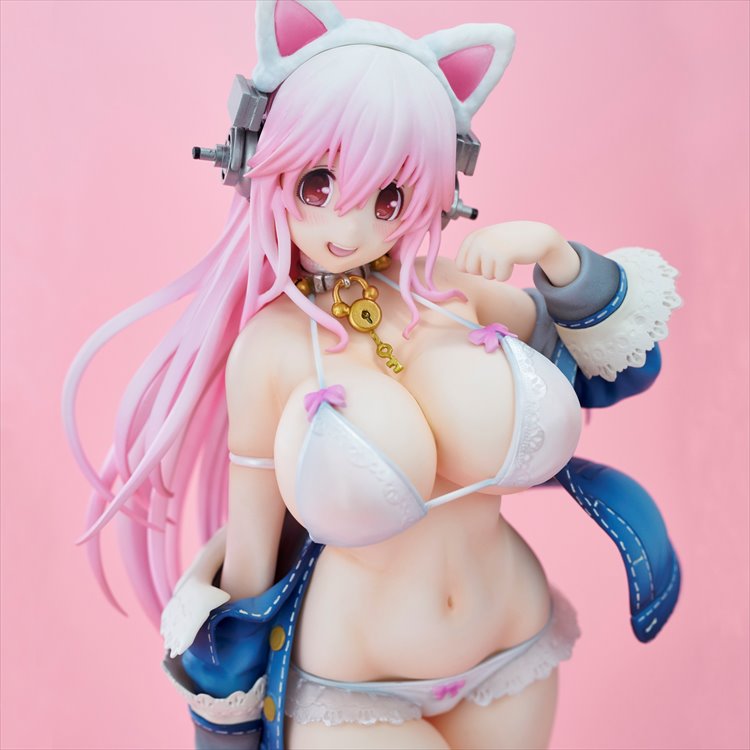 Super Sonico - Super Sonico White Cat Ver. (resale) PVC Figure