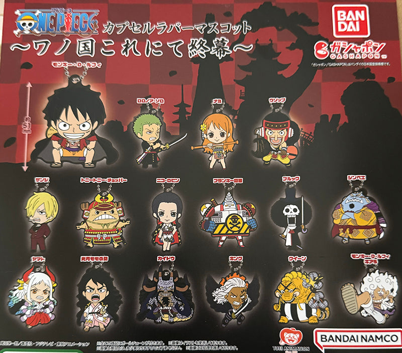 One Piece - Wano Arc Rubber Strap SINGLE BLIND BOX