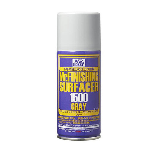 Mr Color - Mr Finishing Surfacer 1500 Gray Spray Can