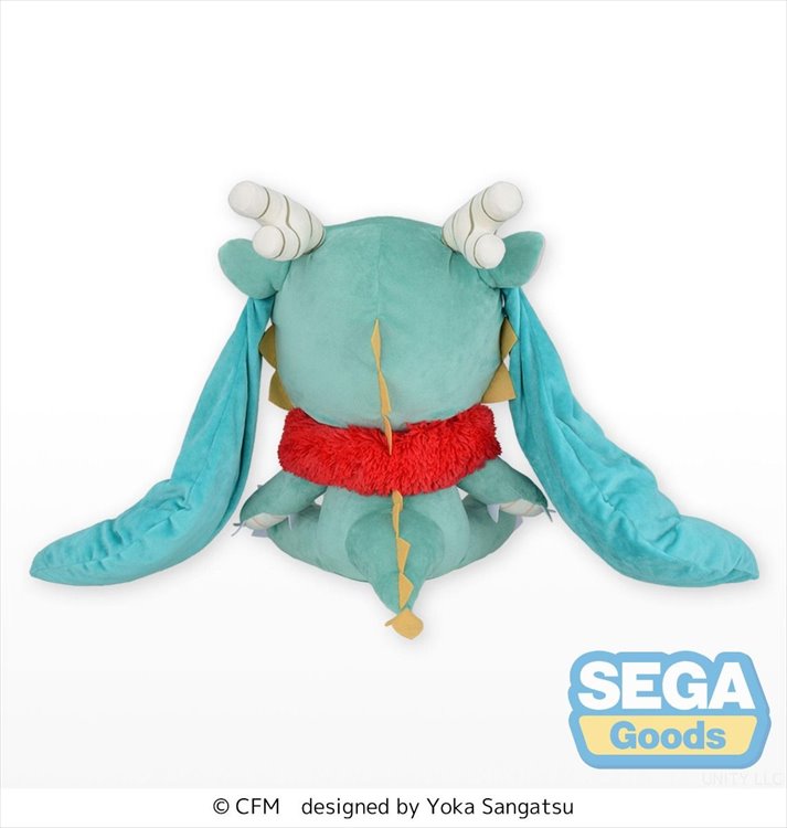 Vocaloid - Hatsune Miku Dragon 2024 fuwa Petit Plush L