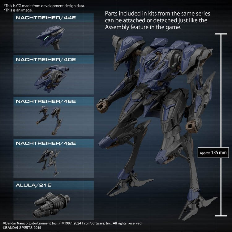 30MM - Armored Core VI Fires of Rubicon Schneider Nachtreiher 40E Steel Haze