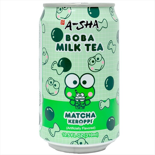 Keroppi - Boba Milk Tea Matcha Flavor