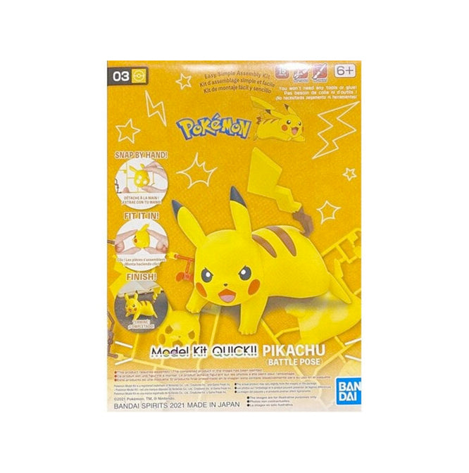 Pokemon - Pikachu Battle Pose Model Kit Quick