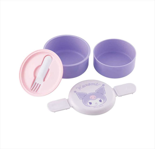 Sanrio - Kuromi Round Bento Lunch Box