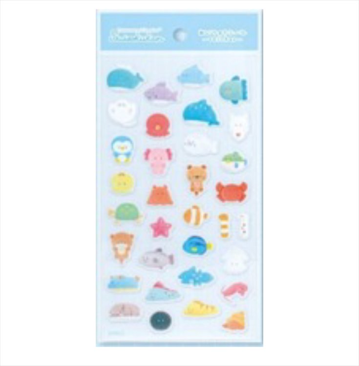 Yell World - Round Eyed Stuffed Photo Sitcker Aquarium