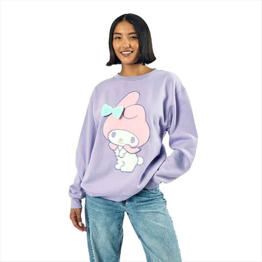 Sanrio - My Melody 3D Bow Juniors Oversized Sweatshirt