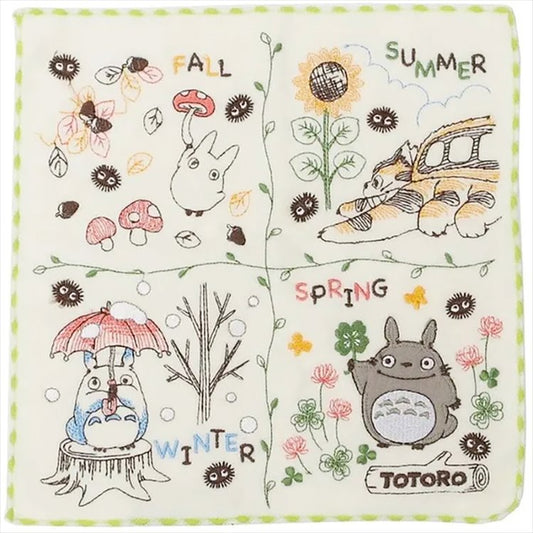 Totoro - Four Season of Nature mini Towel