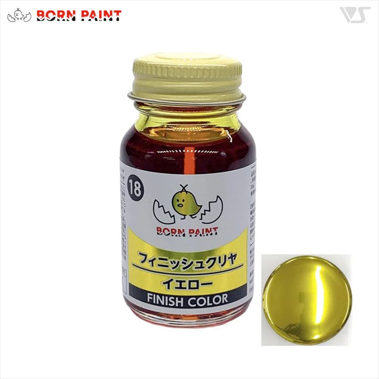 Born Paint - 018 Finish Clear Color Red 30ml