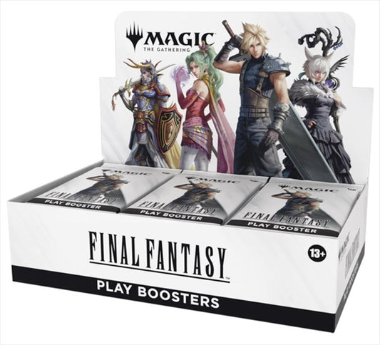 Magic The Gathering CCG Final Fantasy Play Booster Display