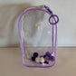 Labubu - Transparent Doll Bag Purple
