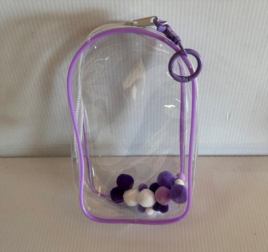 Labubu - Transparent Doll Bag Purple