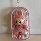 Labubu - Transparent Doll Bag Purple
