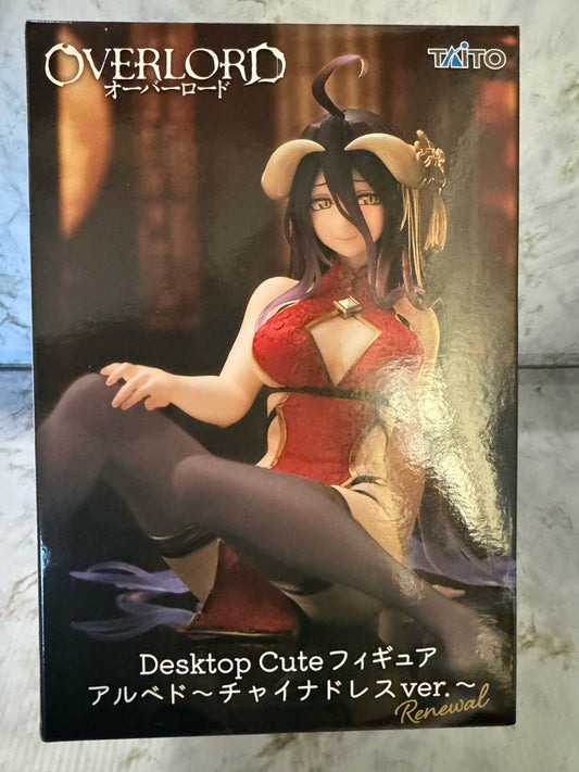 Overlord - Albedo Red China Dress Desktop Cute Renewal Prize Figure