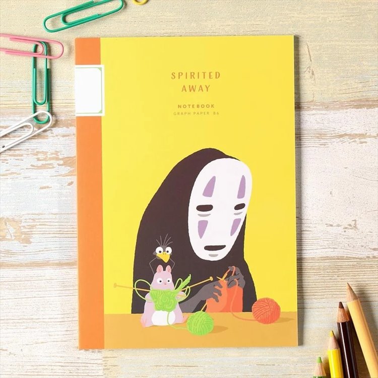 Ghibli - B6 Notebook No Face Knitting Lesson