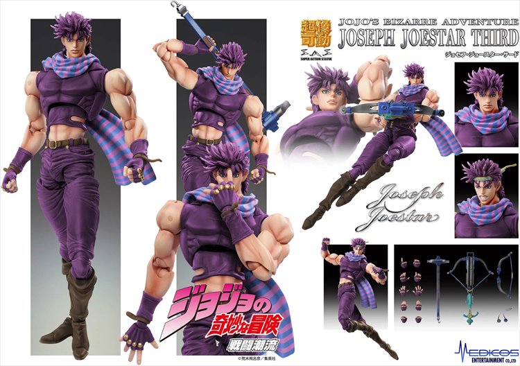 Jojos Bizarre Adventure Part II - Joseph Joestar Third Super Action Statue