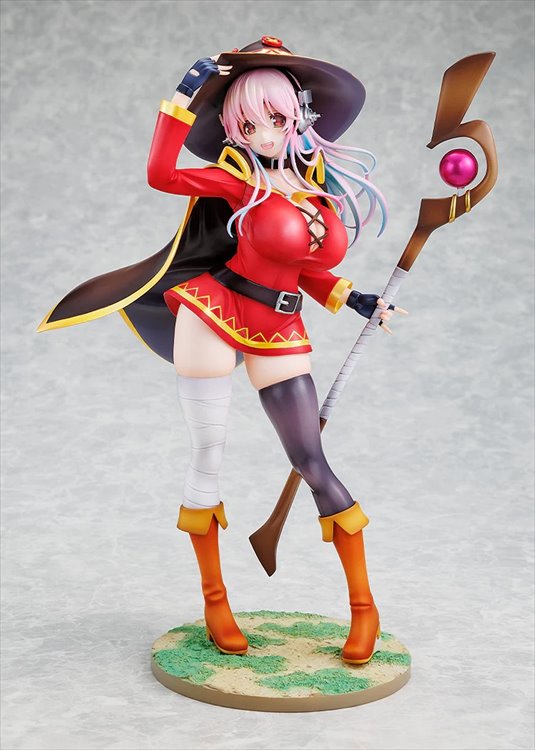 NITRO PLUS - 1/7 Super Sonico x Konosuba Sonico as Megumin Collaboration KDcolle Figure