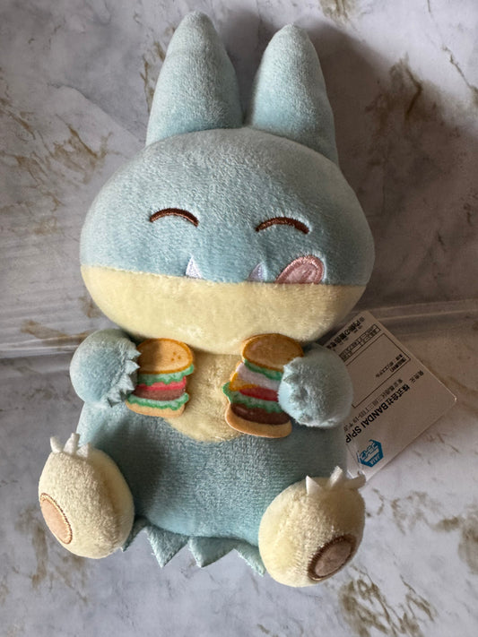 Pokemon - Munchlax Eating Hamburger 18cm Plush