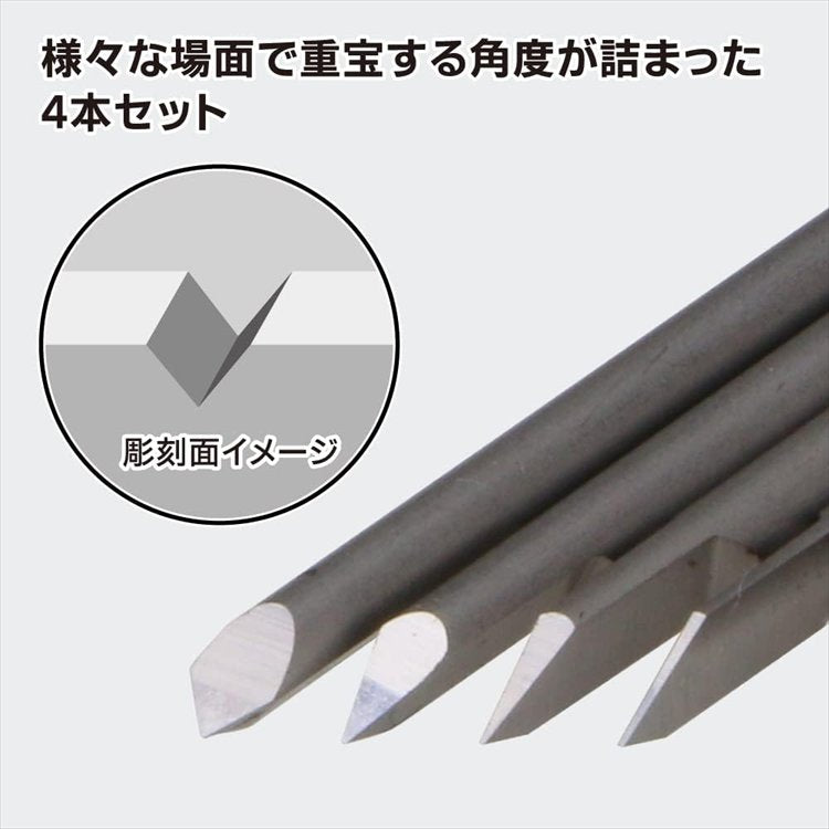 GodHand - GH-BBS-05-90 3mm Bit Blade Set Triangle Ver.