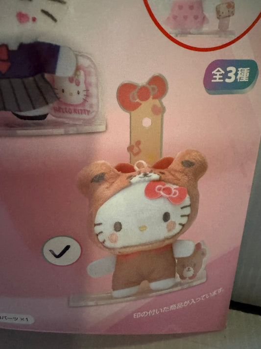 Sanrio - Hello Kitty 14cm Bear Kigurumi Acrylic x Nuigurumi Plush