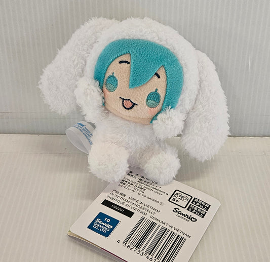 Vocaloid x Sanrio - Hatsune Miku x Cinnamoroll Hatsune Miku in Cinnamoroll Kigurumi 13cm Plush