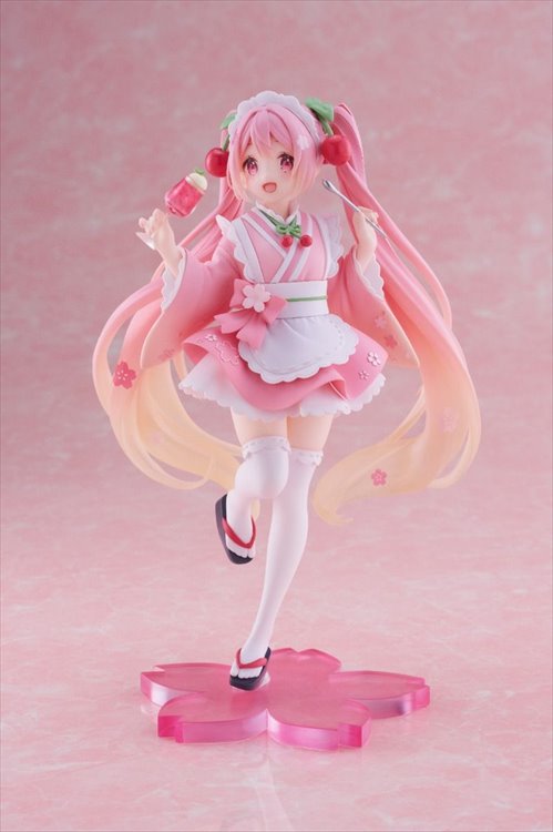 Vocaloid - Sakura Miku Japanese Cafe Ver. Newley Written Prize Figure Re-release