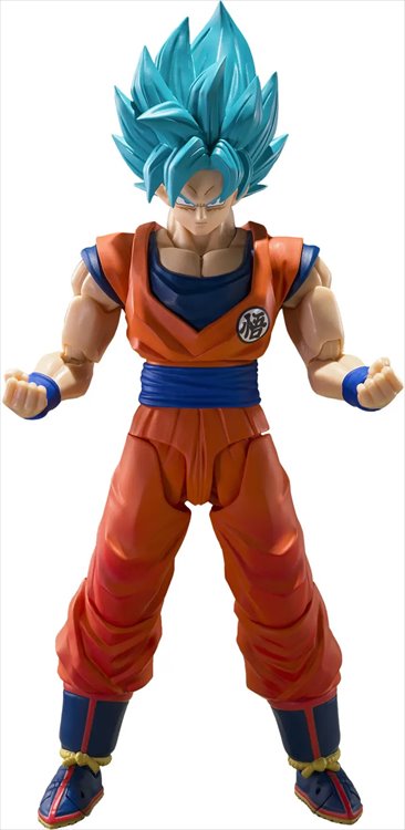 Dragon Ball Super - Son Goku Super Saiyan God Blue Power Transcending Limits S.H.Figuarts