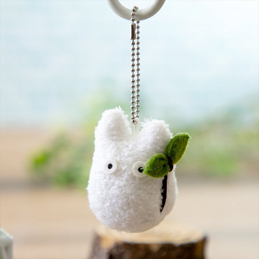 Totoro - White Small Totoro Keychain