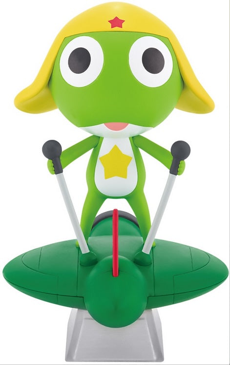 Keroro Sgt Frog - Keroro on small Hovercraft