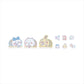 Chiikawa - Tea Time Flake Sticker Set