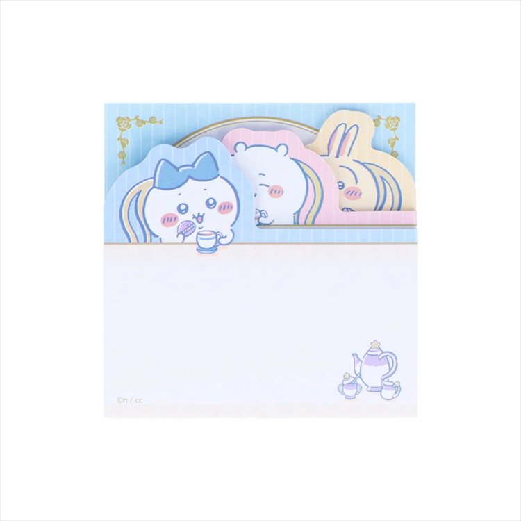 Chiikawa - Die-Cut Block Sticky Notes Tea Time Ver. A