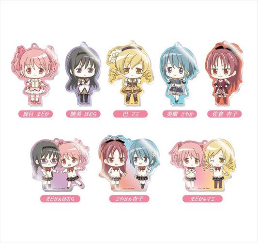 Puella Magi Madoka Magica - Waiwai Acrylic Keychain SINGLE BLIND BOX