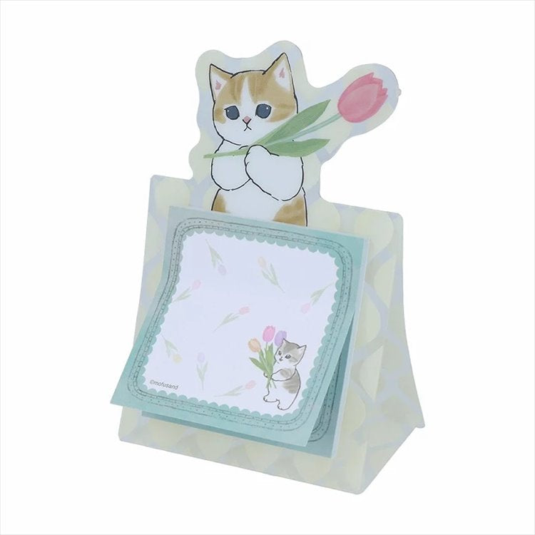 Mofusand - Diecut Sticky Note Stand Tulip