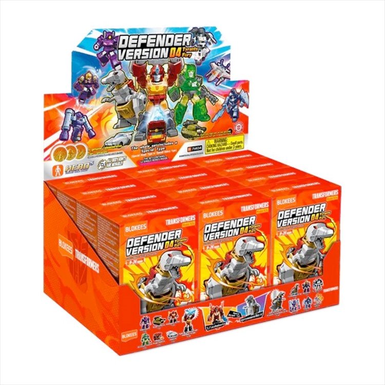 Transformers - Defender Version 4 Tyrants Fury SINGLE BLIND BOX