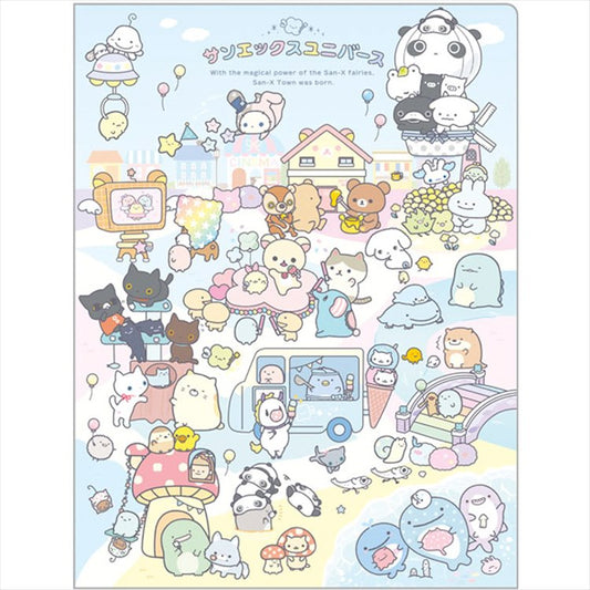 San-X - Universe San-X Town 10pcs A4 Clear File Folder