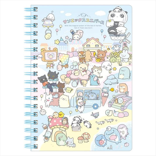 San-X - Universe San-X Town Characters Blue B6 SP Notebook