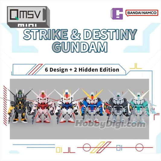 Mobile Suit Gundam - QMSV Mini Strike and Destiny Gundam SINGLE BLIND BOX