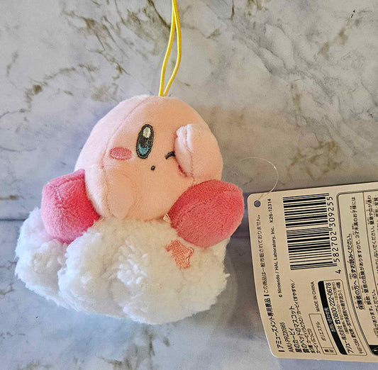 Kirby - Kirby 10cm Drowsy White Cloud Bed Plush