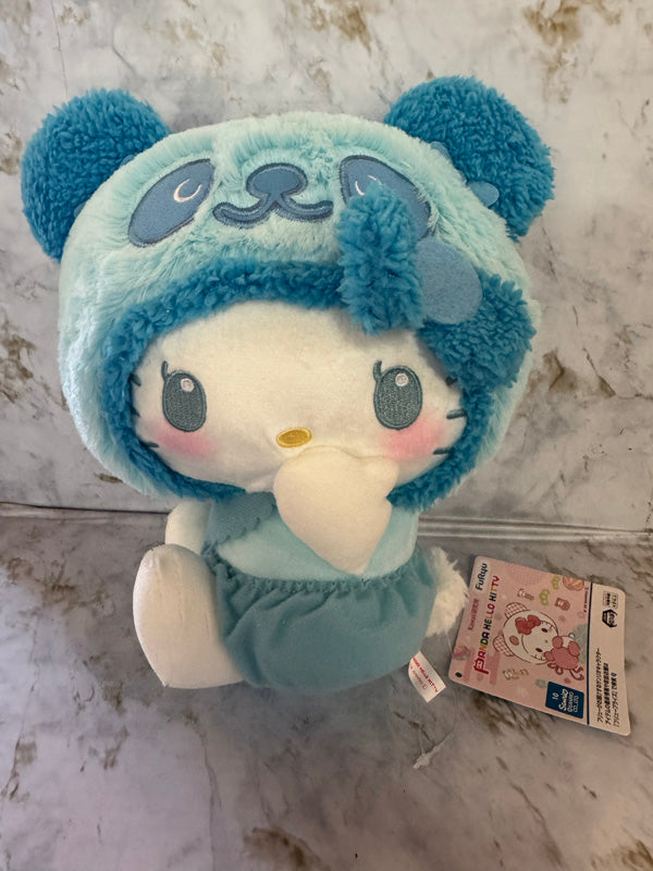 Sanrio - Hello Kitty 27cm Blue Panda Fluffy Baby BIG Plush