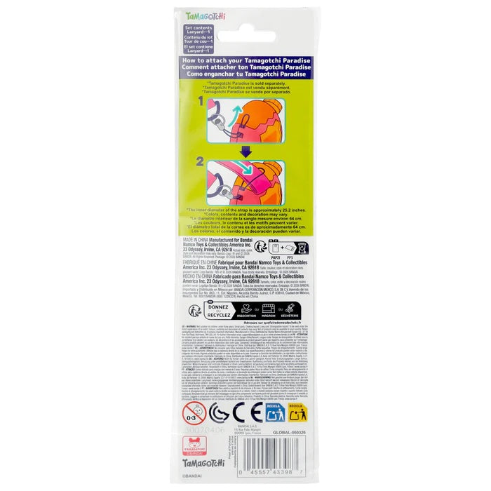Tamagotchi Paradise - Vivid Yellow Lanyard