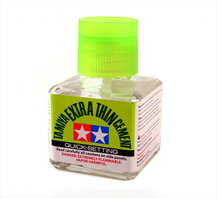 Tamiya - Extra Thin Cement Quick Setting 40ml