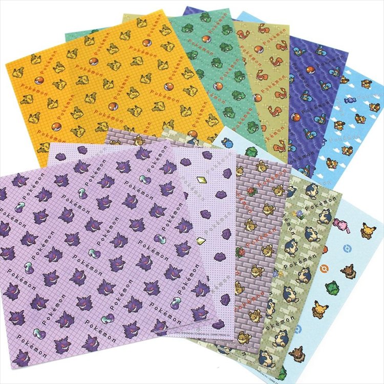 Pokemon - Origami Collection Pixel Art
