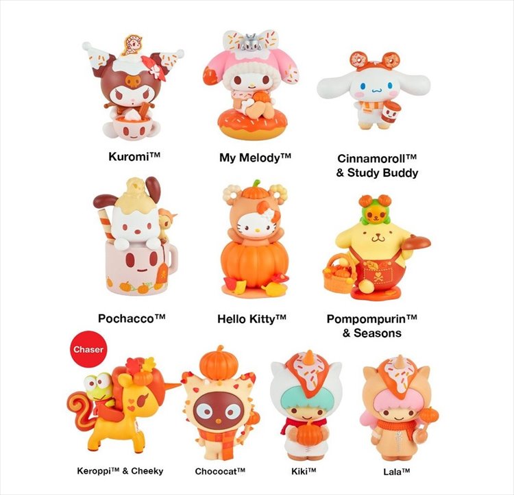 TokiDoki - Hello Kitty and Friends Pumpkin Spice SINGLE BLIND BOX