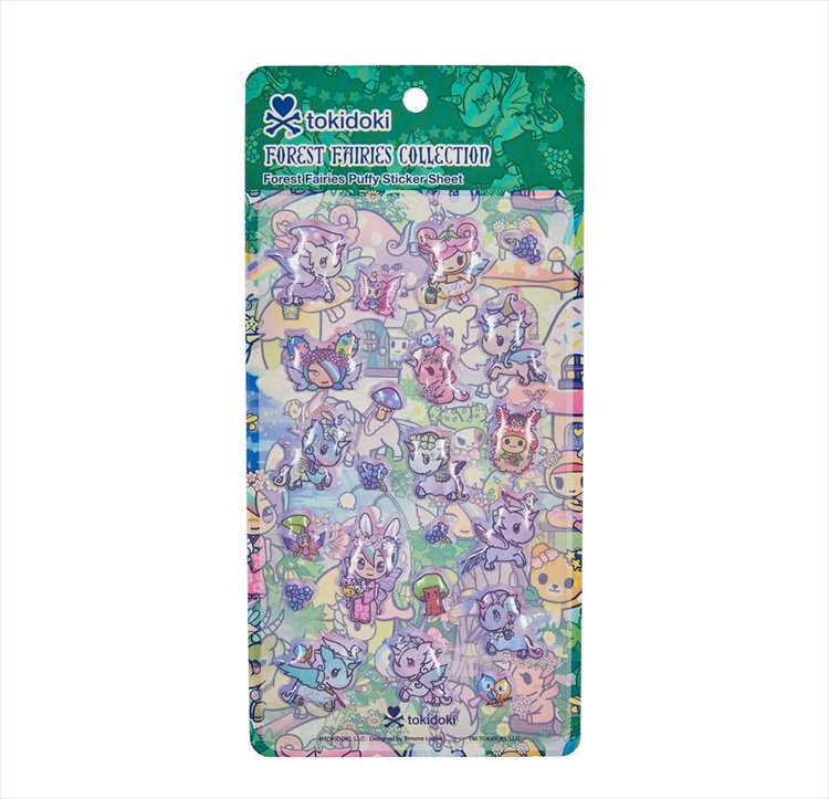 TokiDoki - Forest Fairies Puffy Stickers