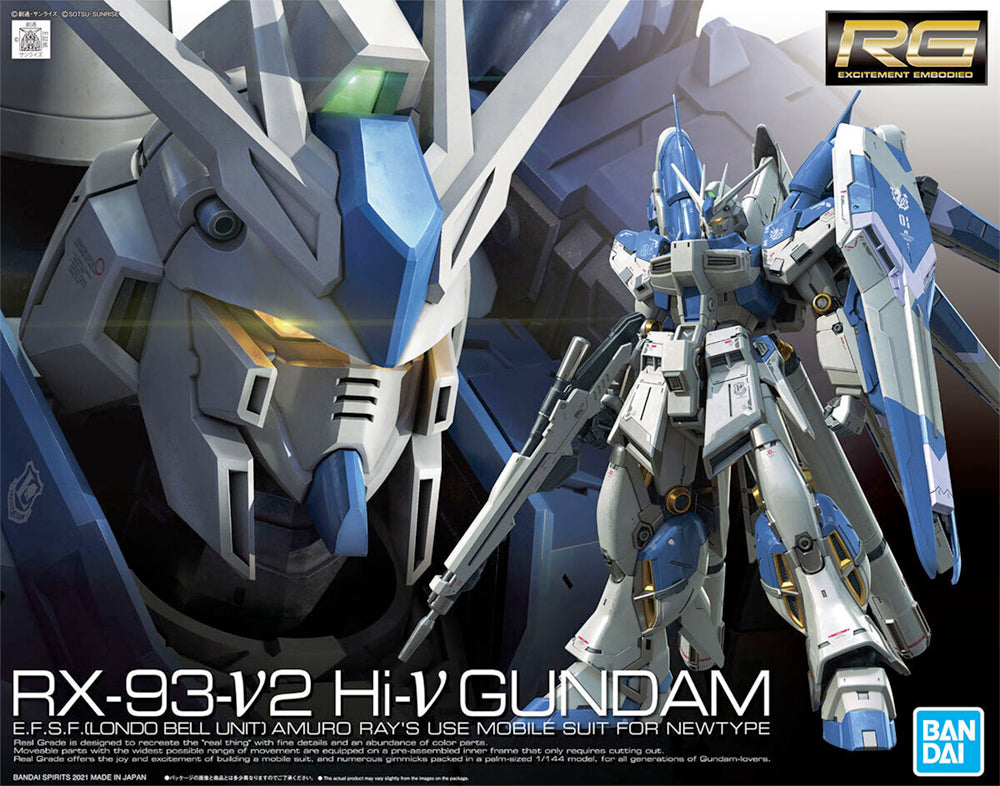 Gundam - 1/144 RG Hi-v Gundam Model Kit