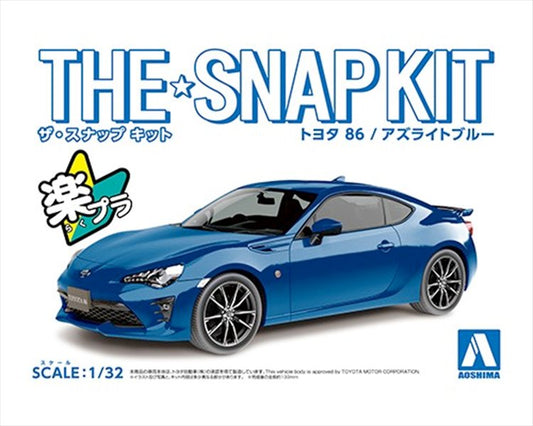 Snap Kit - 1/32 Toyota 86 Azurite Blue Model Kit