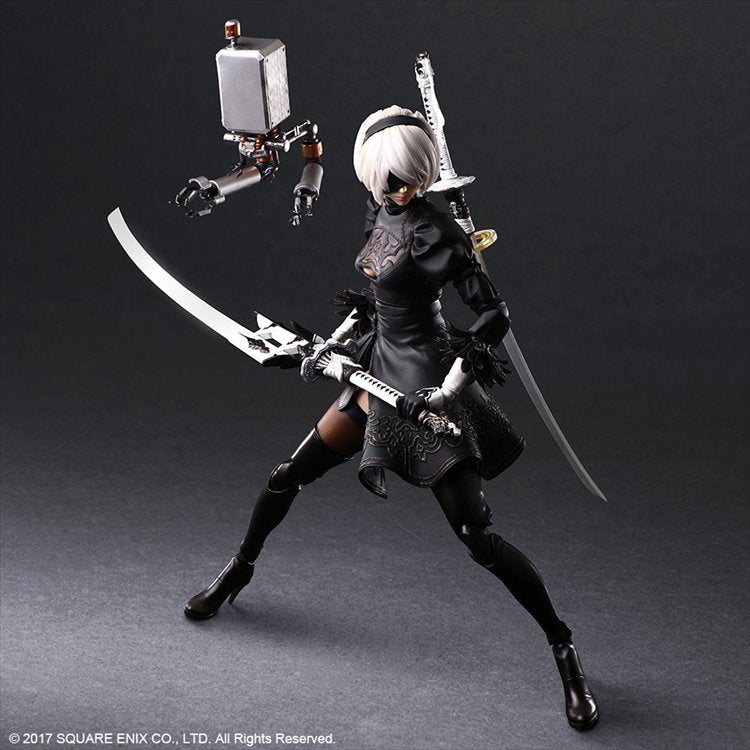 Nier Automata - 2B YoRHa No. 2 Type B Deluxe Ver. Play Arts Kai Action Figure