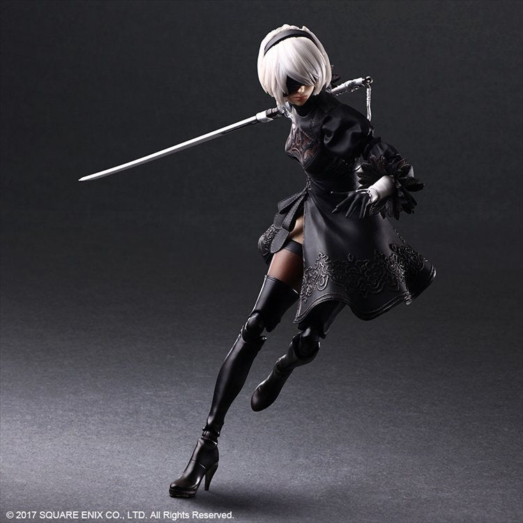 Nier Automata - 2B YoRHa No. 2 Type B Deluxe Ver. Play Arts Kai Action Figure