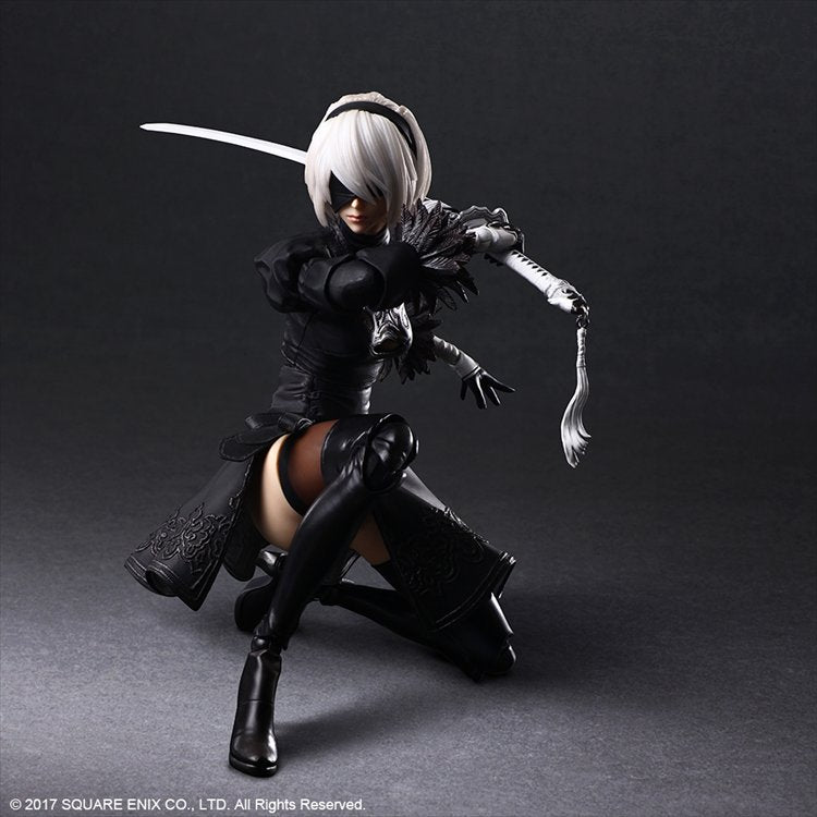 Nier Automata - 2B YoRHa No. 2 Type B Deluxe Ver. Play Arts Kai Action Figure