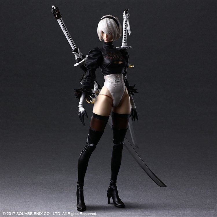 Nier Automata - 2B YoRHa No. 2 Type B Deluxe Ver. Play Arts Kai Action Figure